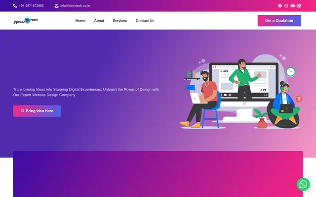 Ricky Tech website