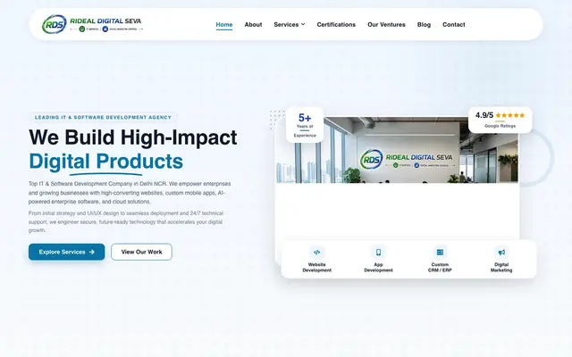 RiDeal Digital Seva website