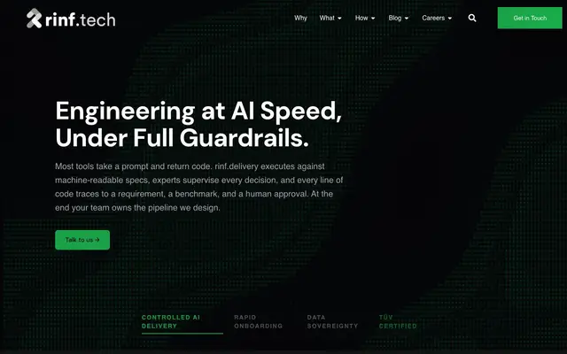 rinf.tech website