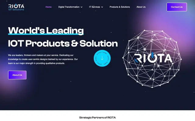 RIOTA IOT Solutions Private Limited website
