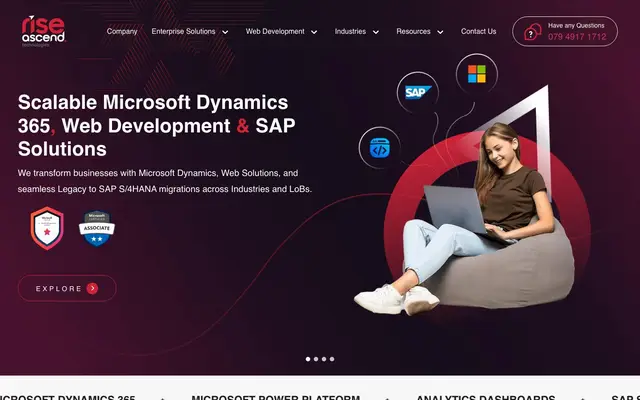 Riseascend Technologies website