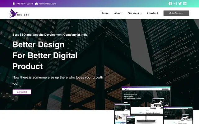 Ristlat | Best Website development Company in Delhi website