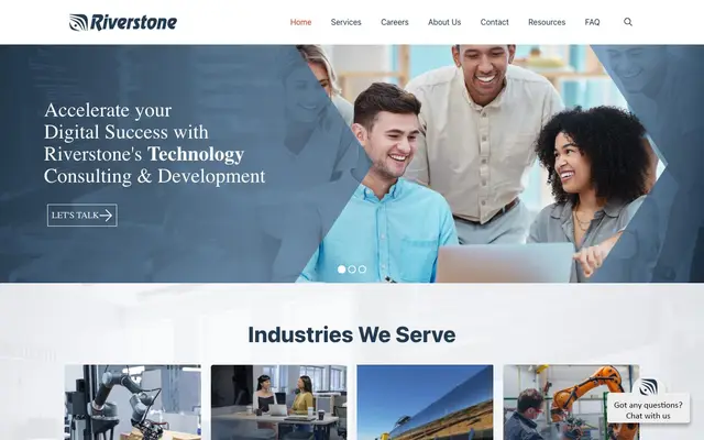 Riverstone Infotech Pvt Ltd website