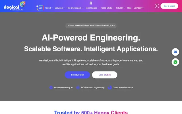 Rlogical Techsoft Private Limited website