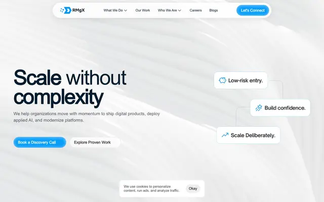 RMgX Technologies LLP website