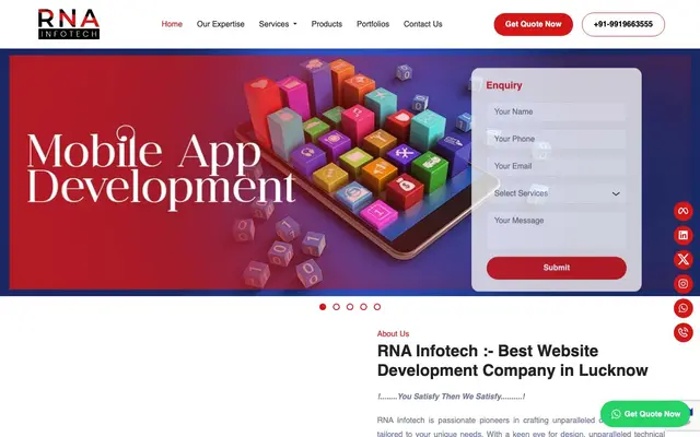 RNA Infotech website