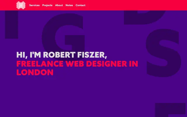 Robert Fiszer Studio – Freelance Web Designer and Developer website