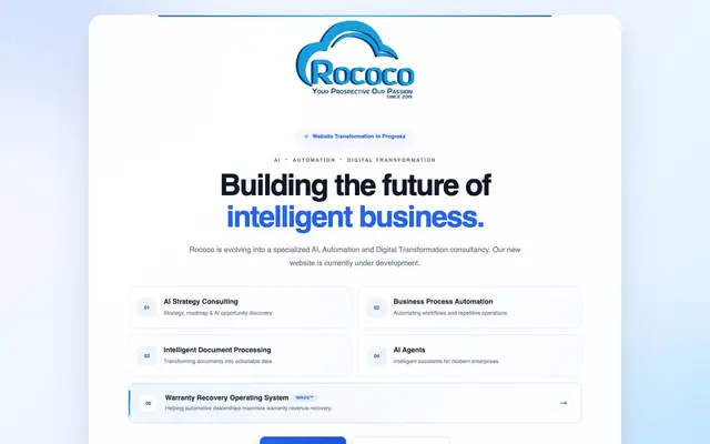 Rococo Consultant Private Limited website
