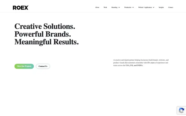 ROEX DESIGN website