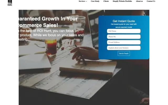 ROI Hunt website