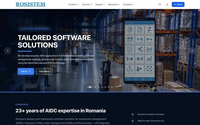 Rosistem website