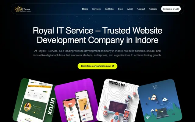 Royal IT Service - IT Solution Provider in Indore website
