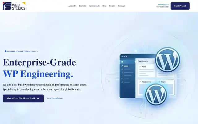 RS WebStudios website