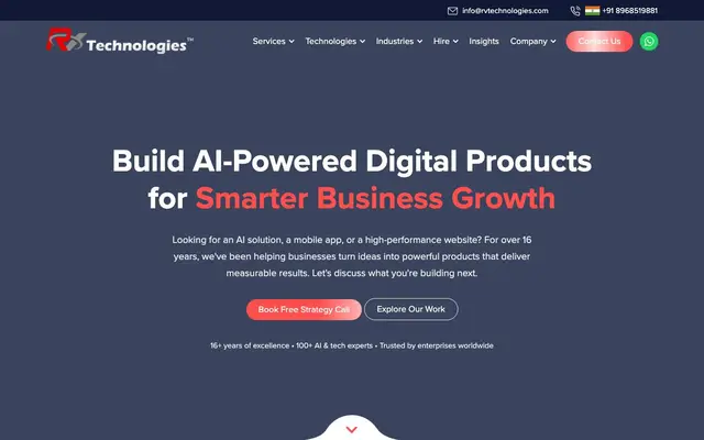 RV Technologies website