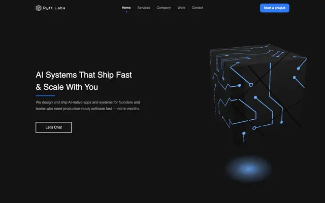 Ryft Labs website