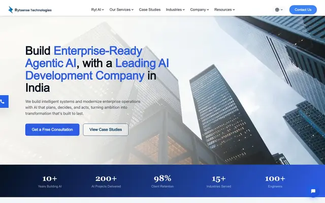 Rytsense Technologies website