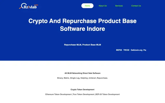 Mlm Software Indore website