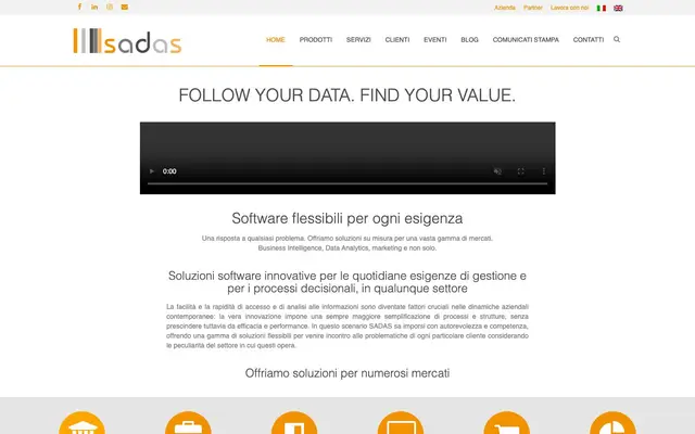 Sadas Srl website