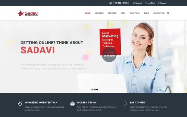 Sadavi Co., LTD website