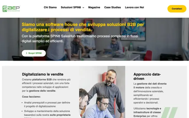 SAEP ICT Engineering s.r.l. | Software House website