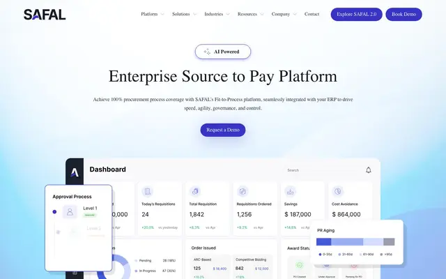 SAFAL SOFTCOM website