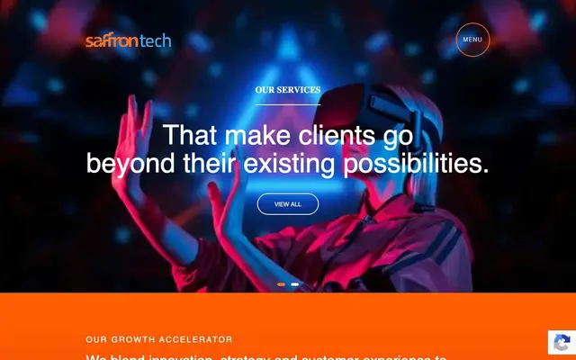 Saffron Tech Pvt. Ltd. website