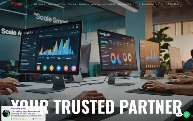 Sagar Tech website