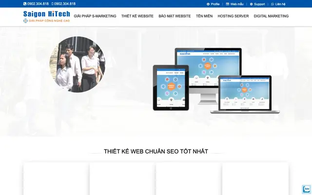 Công ty TNHH Giải pháp Công nghệ cao Sài Gòn - Saigon Hitech website