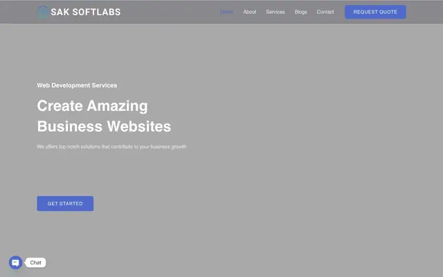 SAK Softlabs website