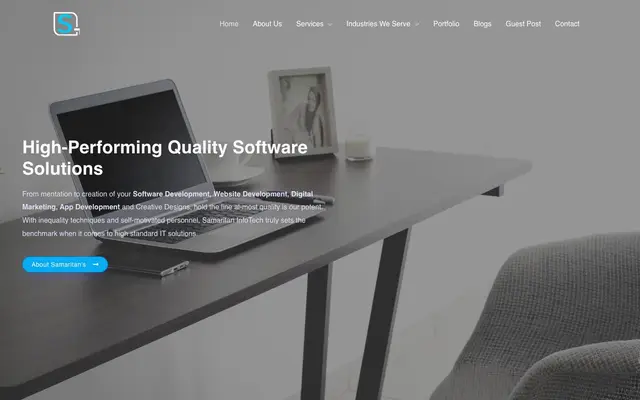 Samaritan InfoTech website