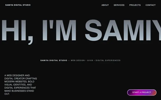 SAMYA DIGITAL STUDIO website