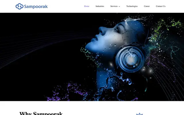Sampoorak Web Design and Development Services website