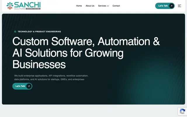 Sanchi Solutions Private Limited website