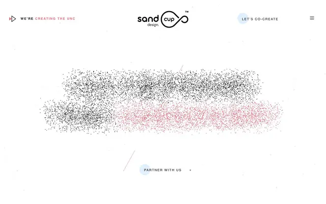 SandCup Design website