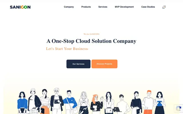 SANICON IT Services PVT. LTD website