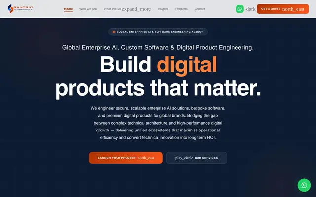 Santric Technologies Private Limited website
