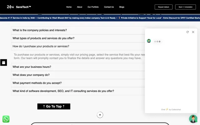 SaralTech™ / 24x7 SaralTech™ - Where Every "Technology" Becomes "Saral" website