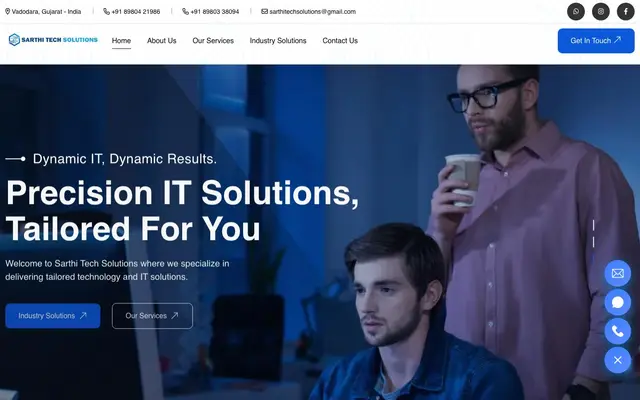 Sarthi Tech Solutions website