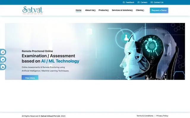 Satvat Infosol Pvt Ltd website