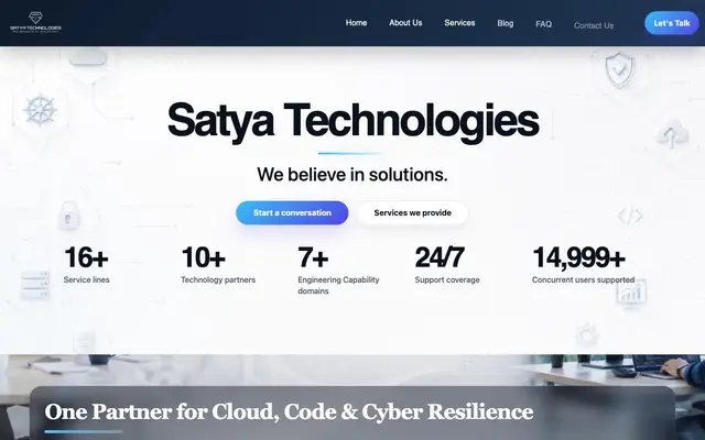 satyatechnologies website