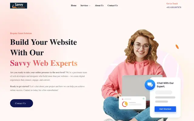 Savvy Web Experts website
