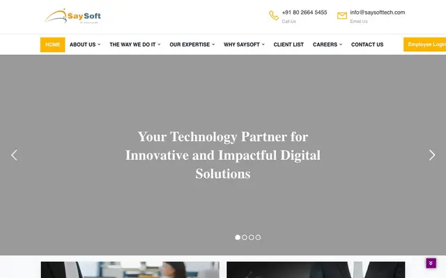 Saysoft Tech Services Private Limited website