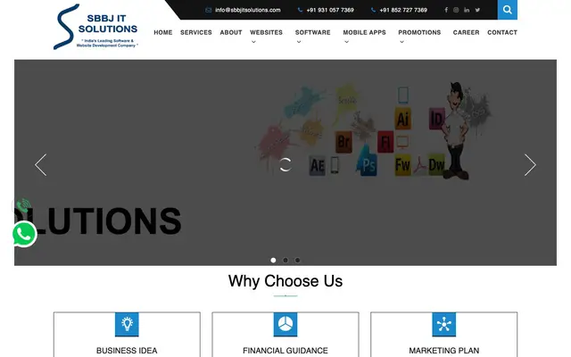 SBBJ IT Solutions website