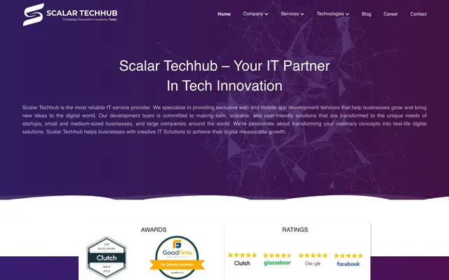 Scalar Techhub website