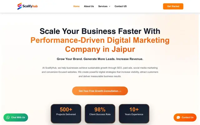 Scalifyhub website