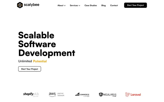 Scalybee Digital website