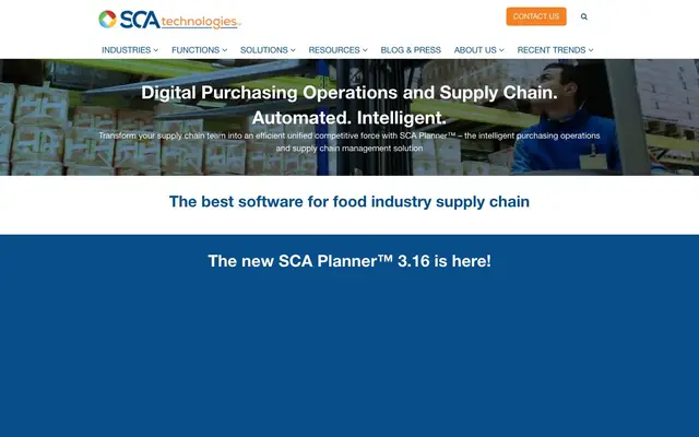 SCA Technologies website