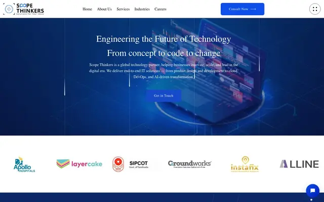 Scope Thinkers website