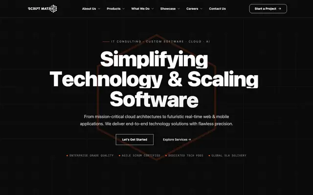ScriptMatrix Private Limited website