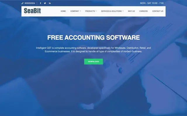 Seabit Technologies Pvt Ltd website